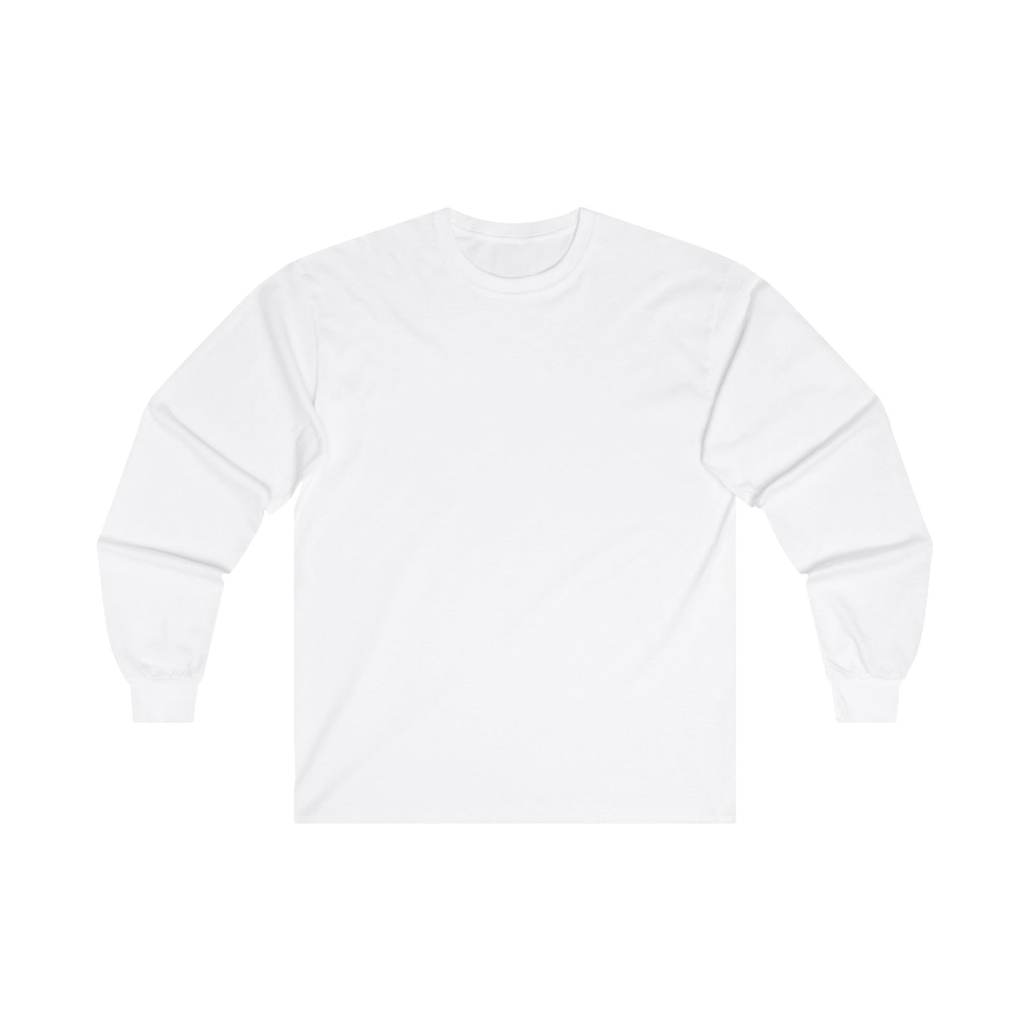 Solid White - Unisex Long Sleeve Tee
