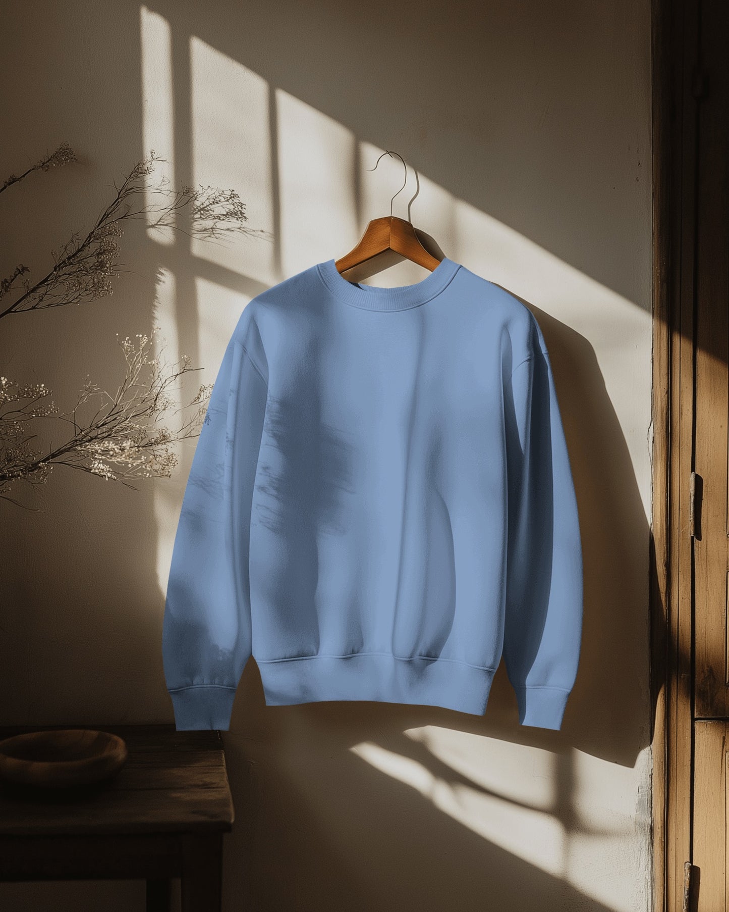 Solid Caroline Blue - Men's Sweatshirts