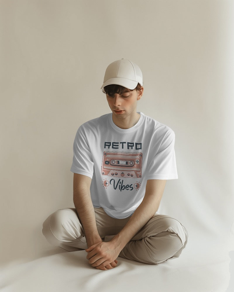 Retro VIbes - Unisex Heavy Cotton Tee