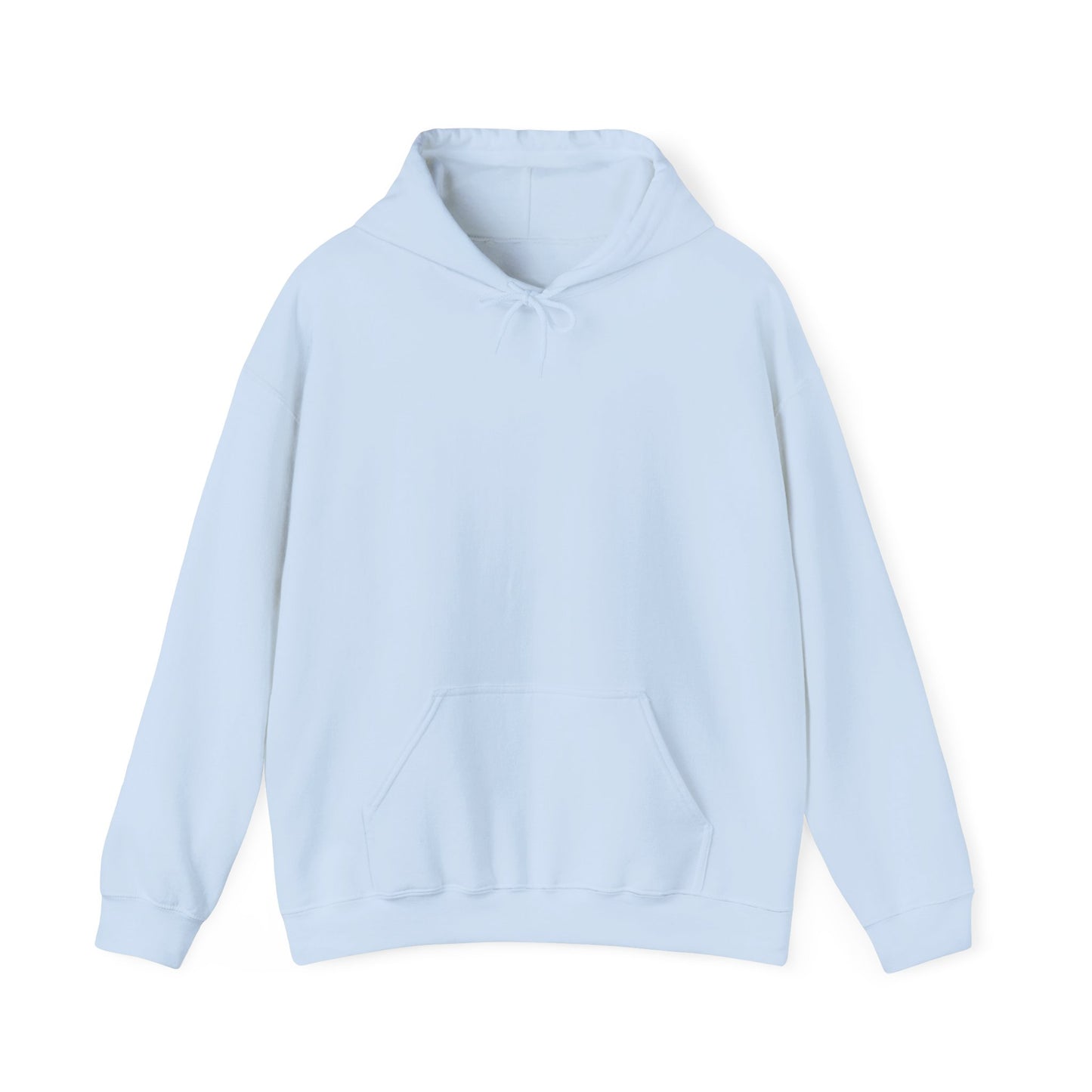 Solid Unisex Hoodie - Light Blue