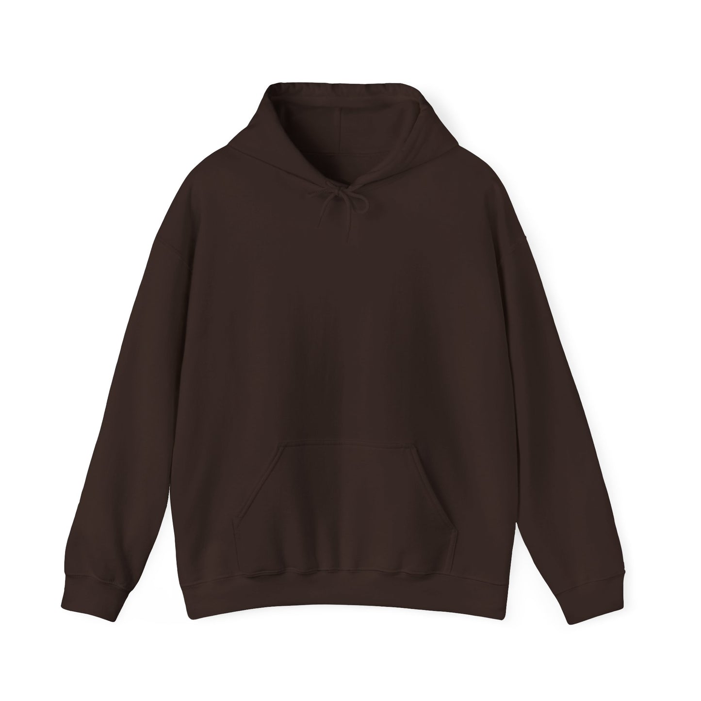 Solid Unisex Hoodie - Dark Chocolate