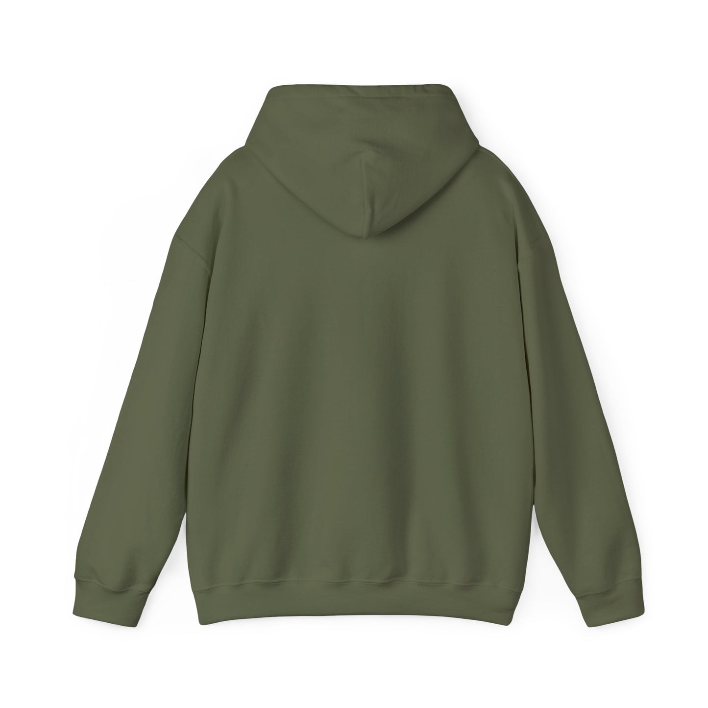 Solid Unisex Hoodie - Military Green