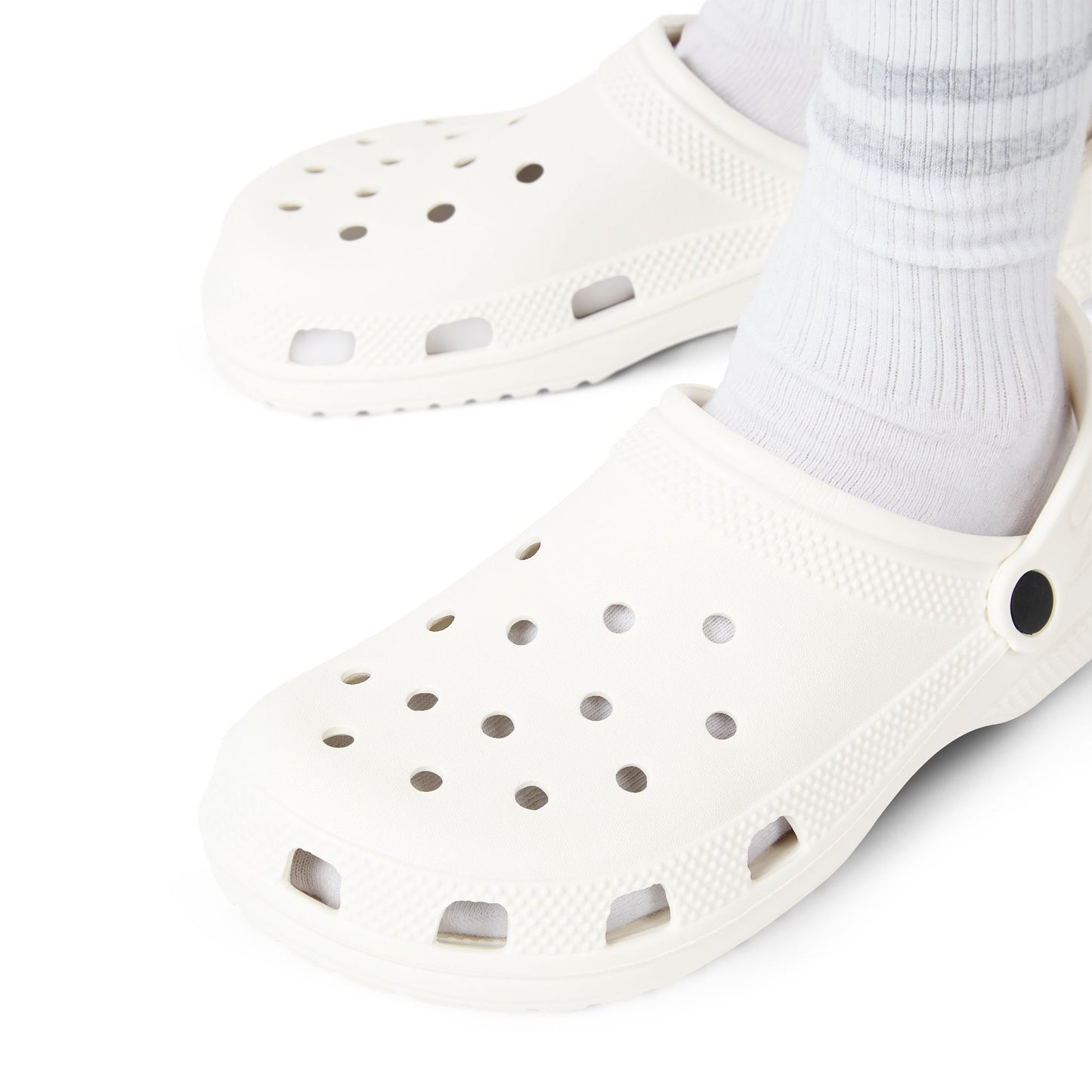 Solid White - EVA Foam Rubber Shoes