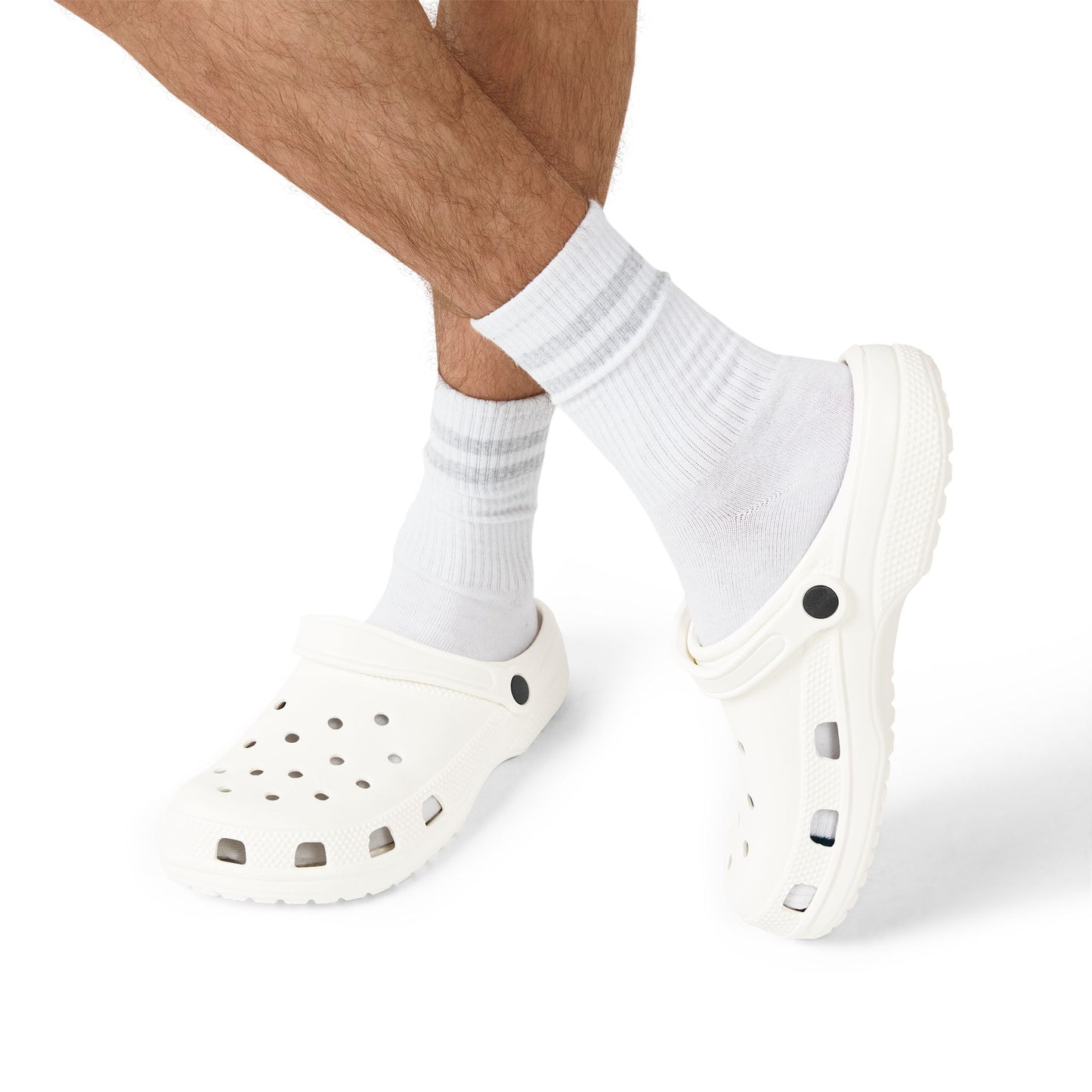 Solid White - EVA Foam Rubber Shoes