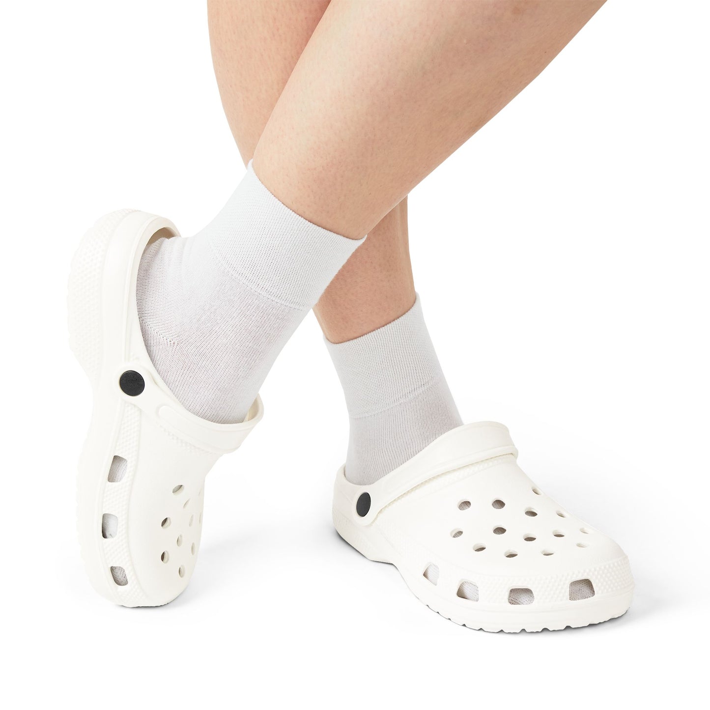 Solid White - EVA Foam Rubber Shoes