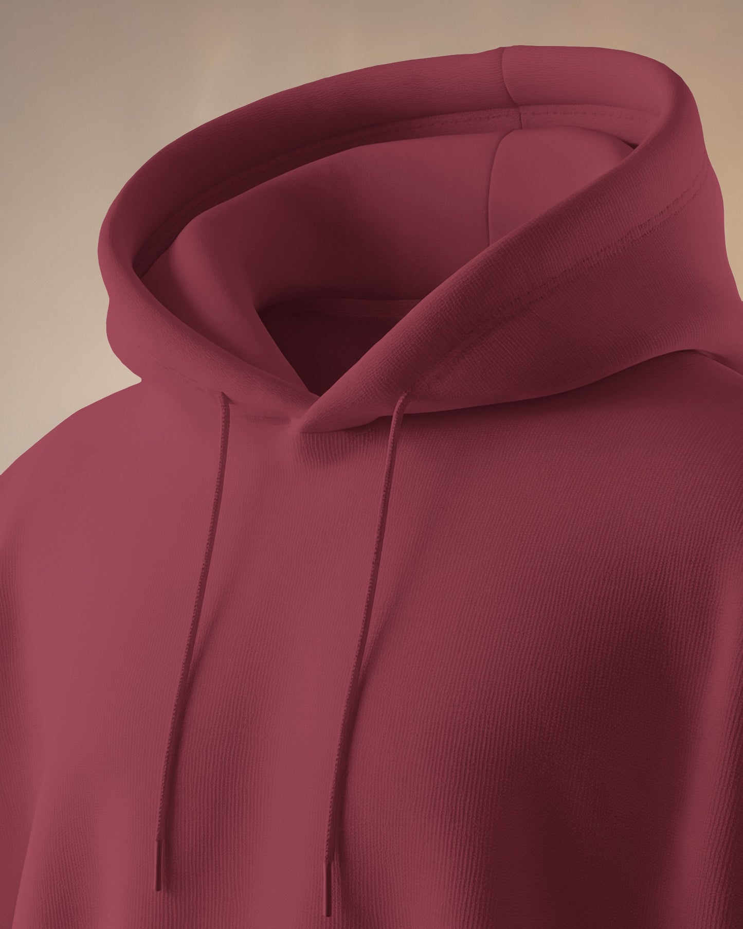 Solid Unisex Hoodie - Cardinal Red