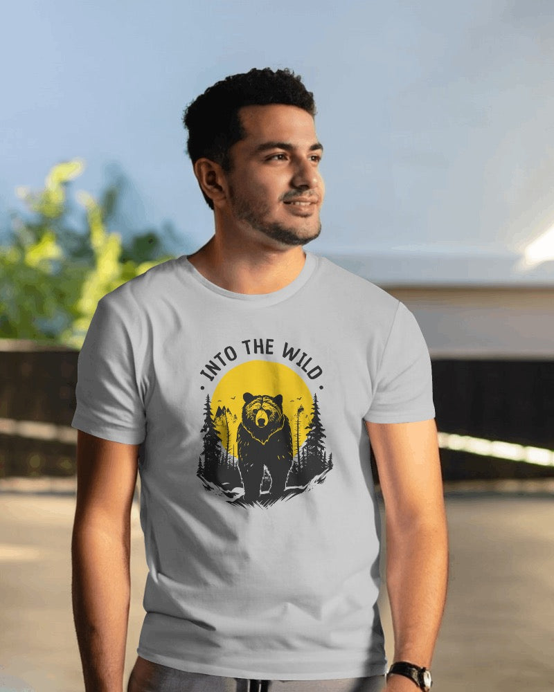 Into The Wild - Unisex Cotton Tee