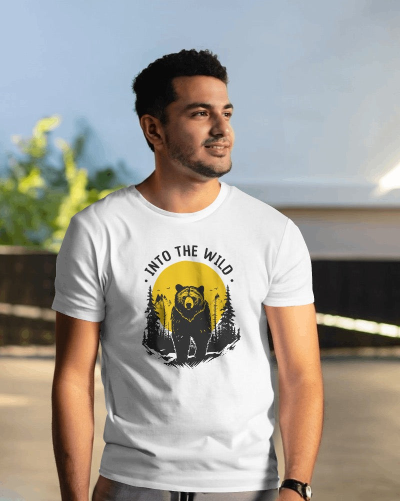 Into The Wild - Unisex Cotton Tee