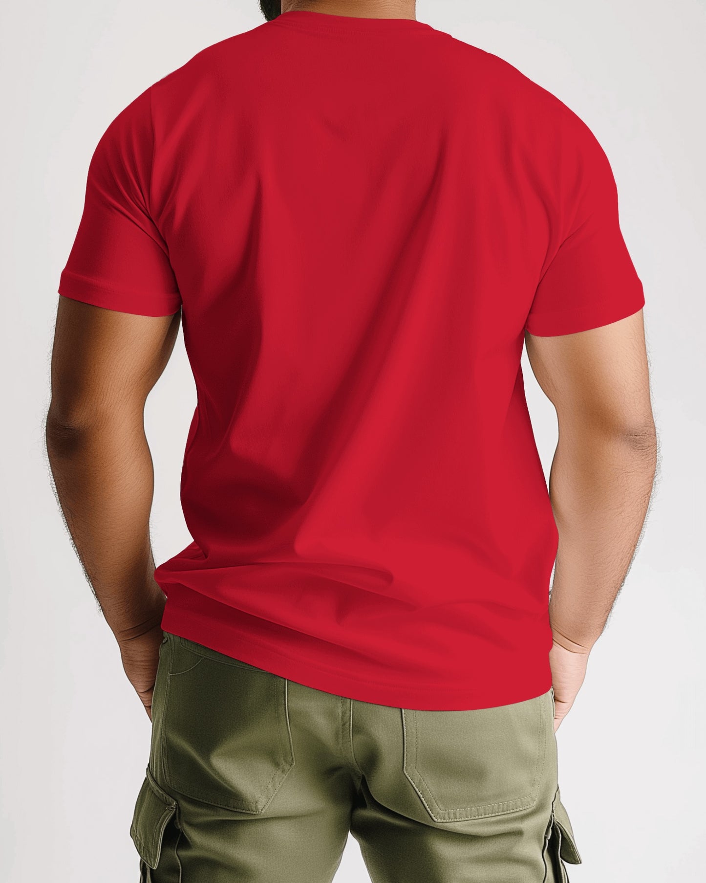 Solid Red Statement Tee