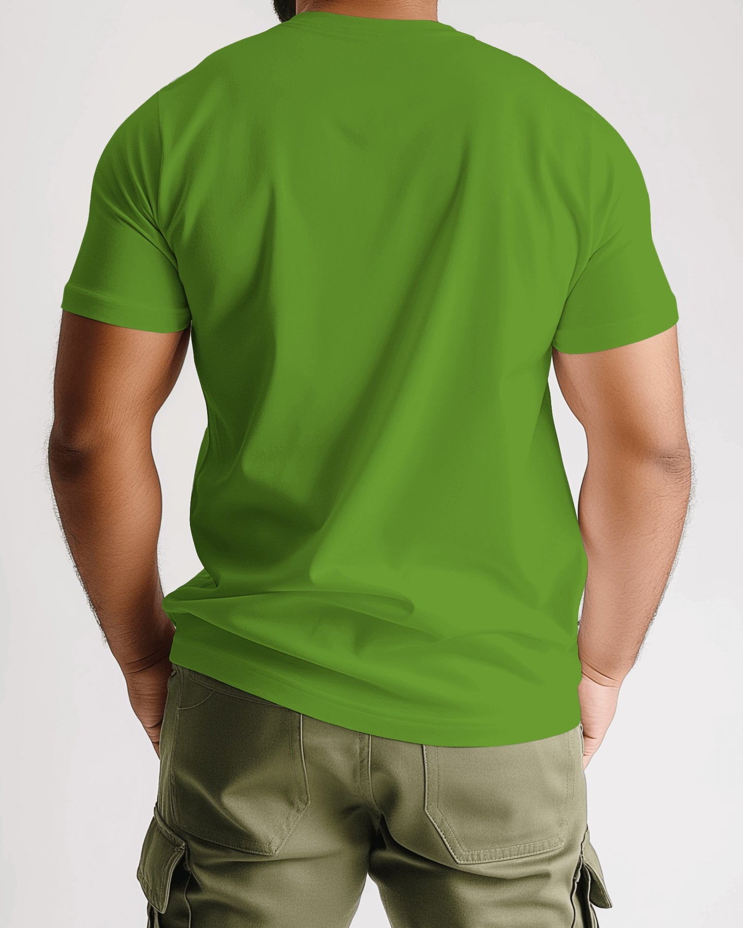 Solid Kiwi Olive Green Tee