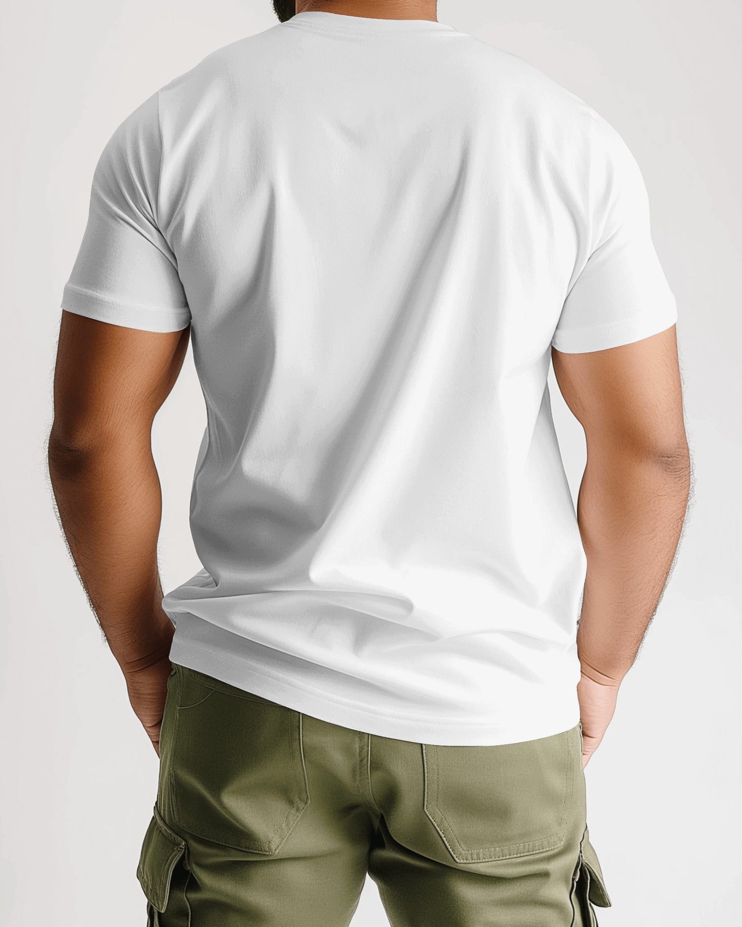 Solid White - Unisex Moisture Wicking Tee