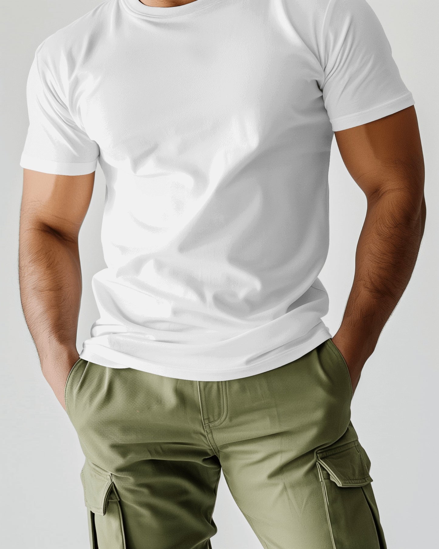 Solid White - Unisex Moisture Wicking Tee