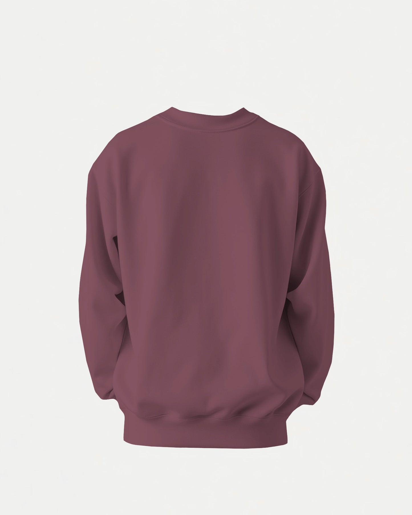 Solid Maroon - Men's Sweatshirt