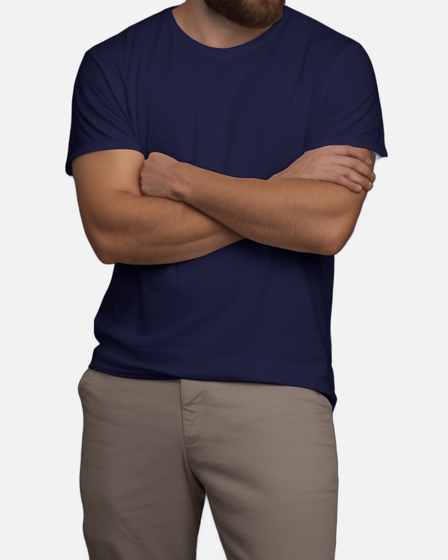 Solid Navy Blue Tee