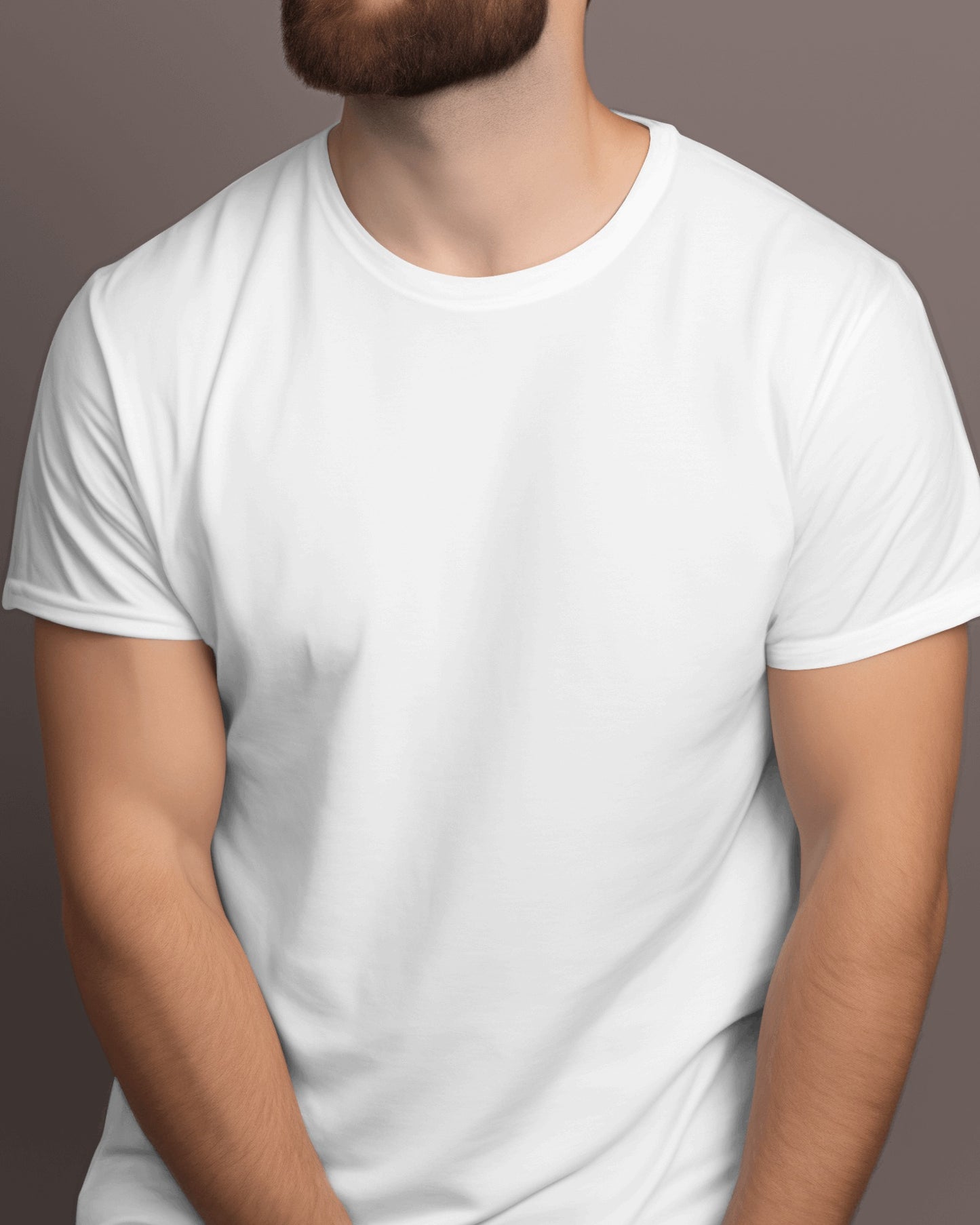 Solid White Tee