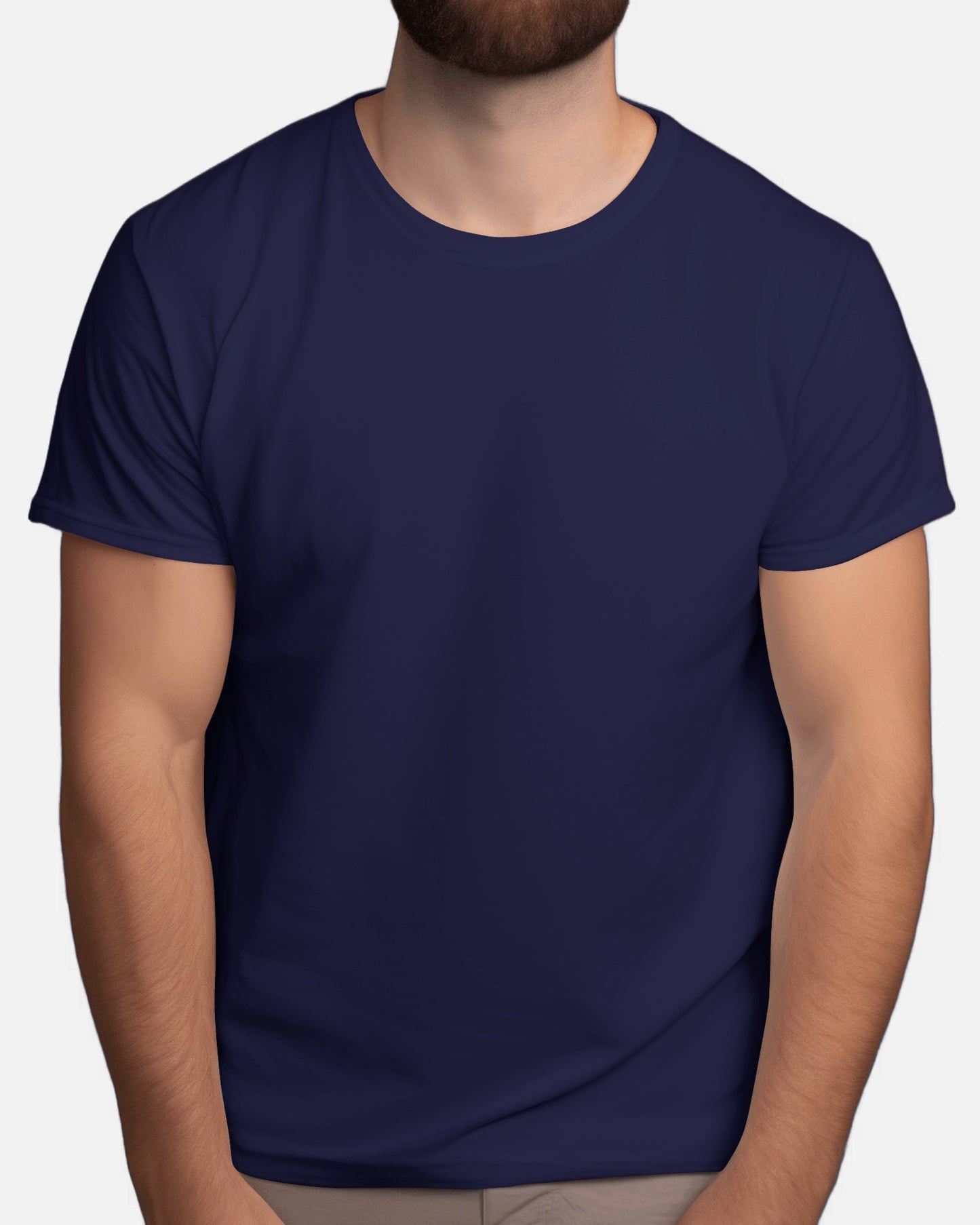 Solid Navy Blue Tee