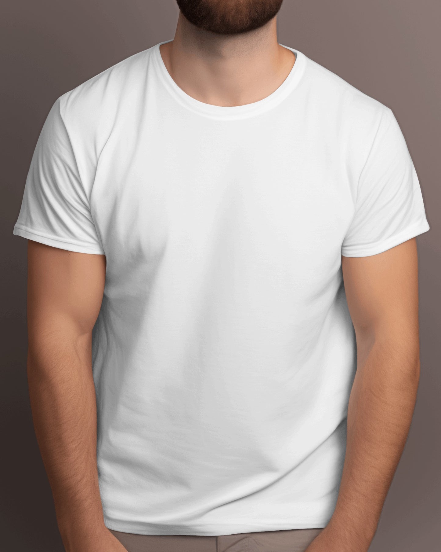 Solid White Tee