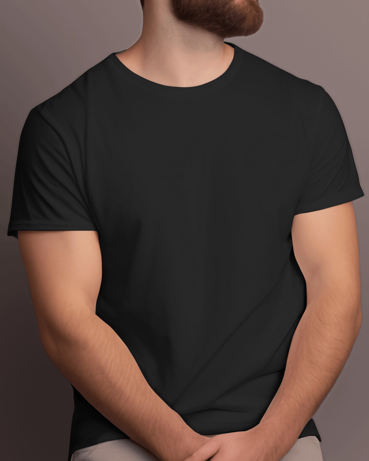 Solid Black Tee