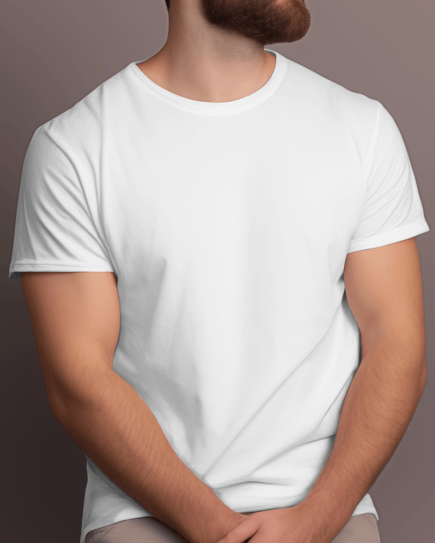 Solid White Tee