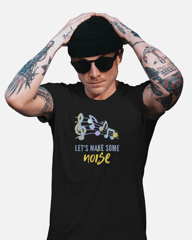 Let's Make Some Noise - Unisex Cotton Tee