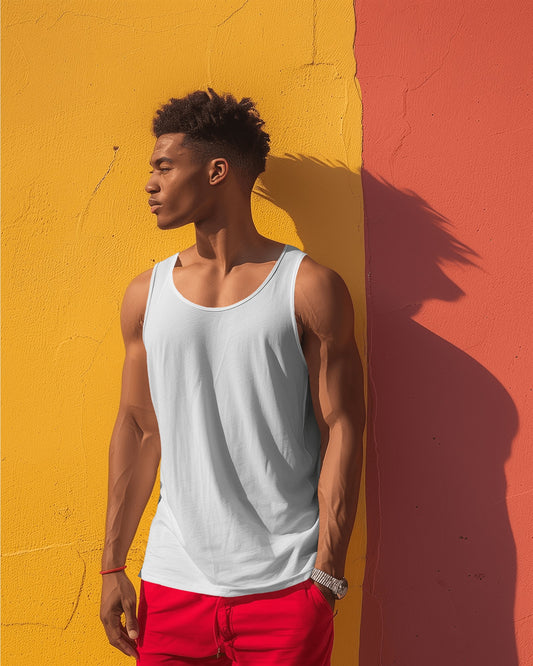 Solid White - Unisex Tank Top