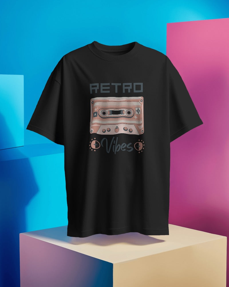 Retro VIbes - Unisex Heavy Cotton Tee