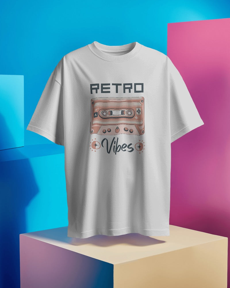 Retro VIbes - Unisex Heavy Cotton Tee