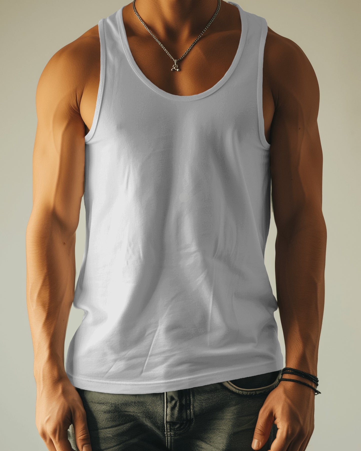 Solid White - Unisex Tank Top